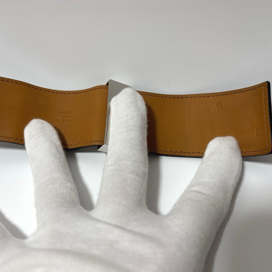 HERMES エルメス コリエドシアン ブレスレット ブラック シルバー