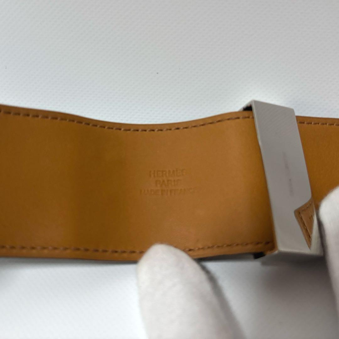 HERMES エルメス コリエドシアン ブレスレット ブラック シルバー