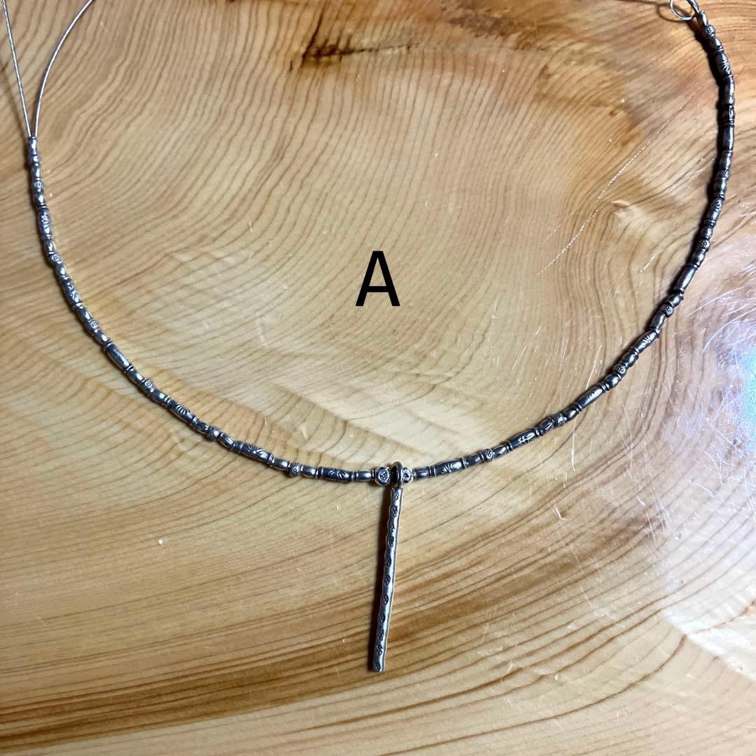 御専用　45cm＋5cmカレンシルバーネックレス