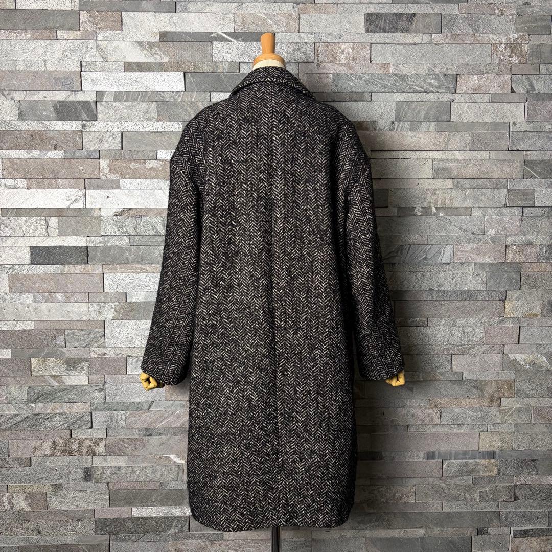 UNTITLED アンタイトル　ヘリンボーン　ウール　ツイード　チェスターコート