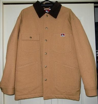 BEN DAVIS　襟コーデュロイ　ダック地　カバーオール