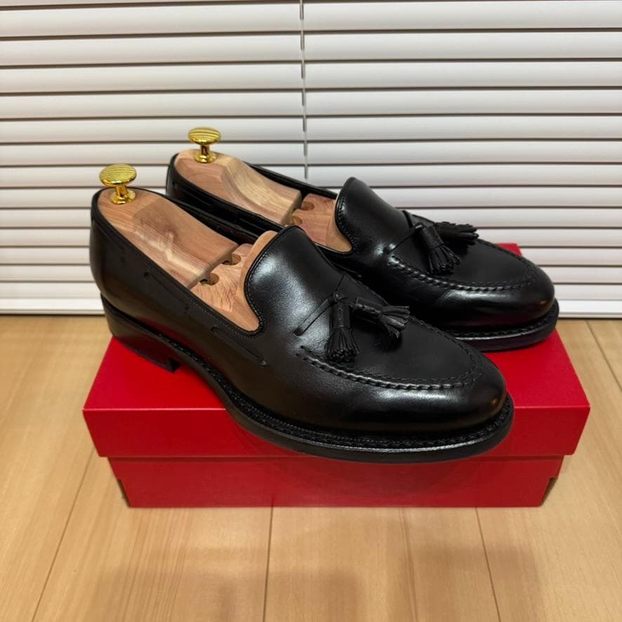 JALAN SRIWIJAYA　タッセルローファー ブラック ダイナイトソール
