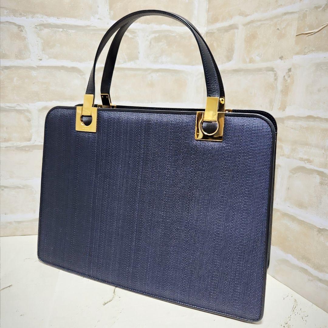 ★Comtesse【コンテス】ビジネスバッグ ネイビー 極美品 付属品お得！