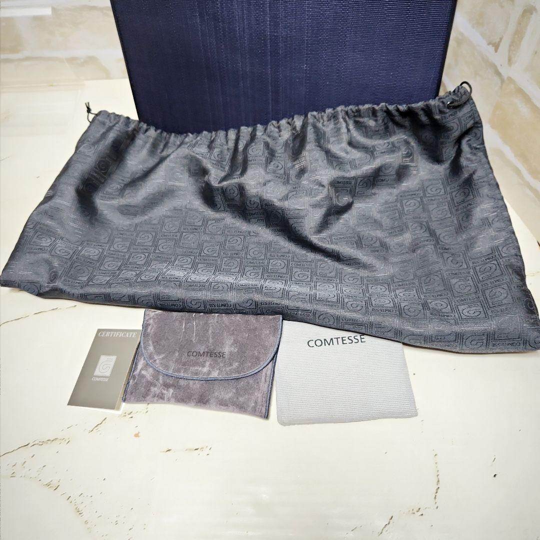 ★Comtesse【コンテス】ビジネスバッグ ネイビー 極美品 付属品お得！