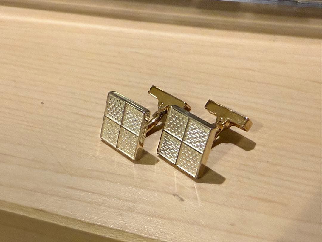 ⭕️正規品 ルイヴィトン カフリンクス カフス ag925 ダミエ4 美品