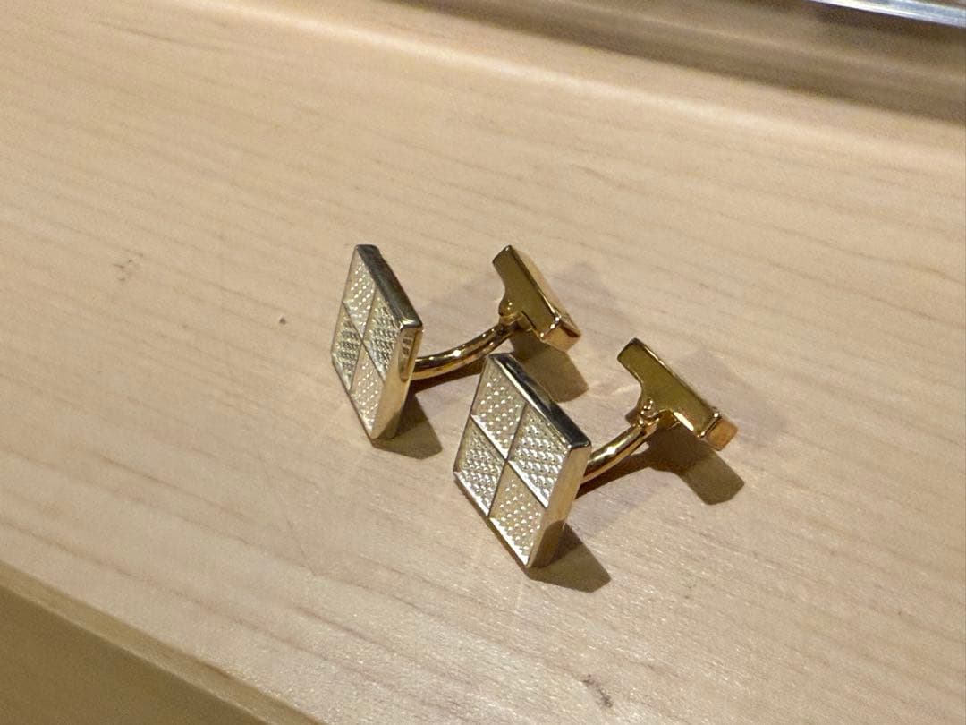 ⭕️正規品 ルイヴィトン カフリンクス カフス ag925 ダミエ4 美品