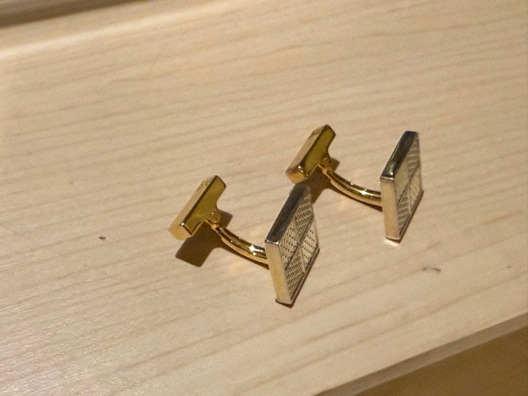 ⭕️正規品 ルイヴィトン カフリンクス カフス ag925 ダミエ4 美品