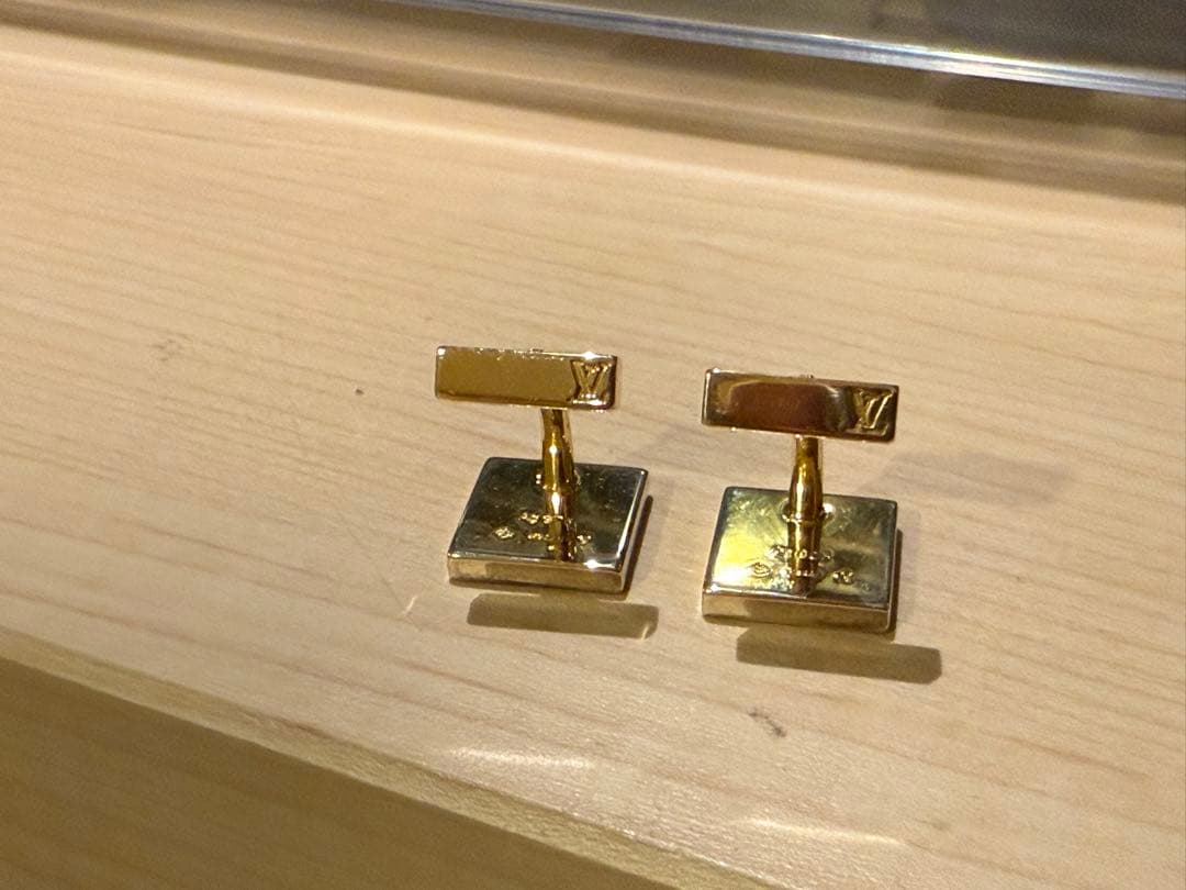 ⭕️正規品 ルイヴィトン カフリンクス カフス ag925 ダミエ4 美品