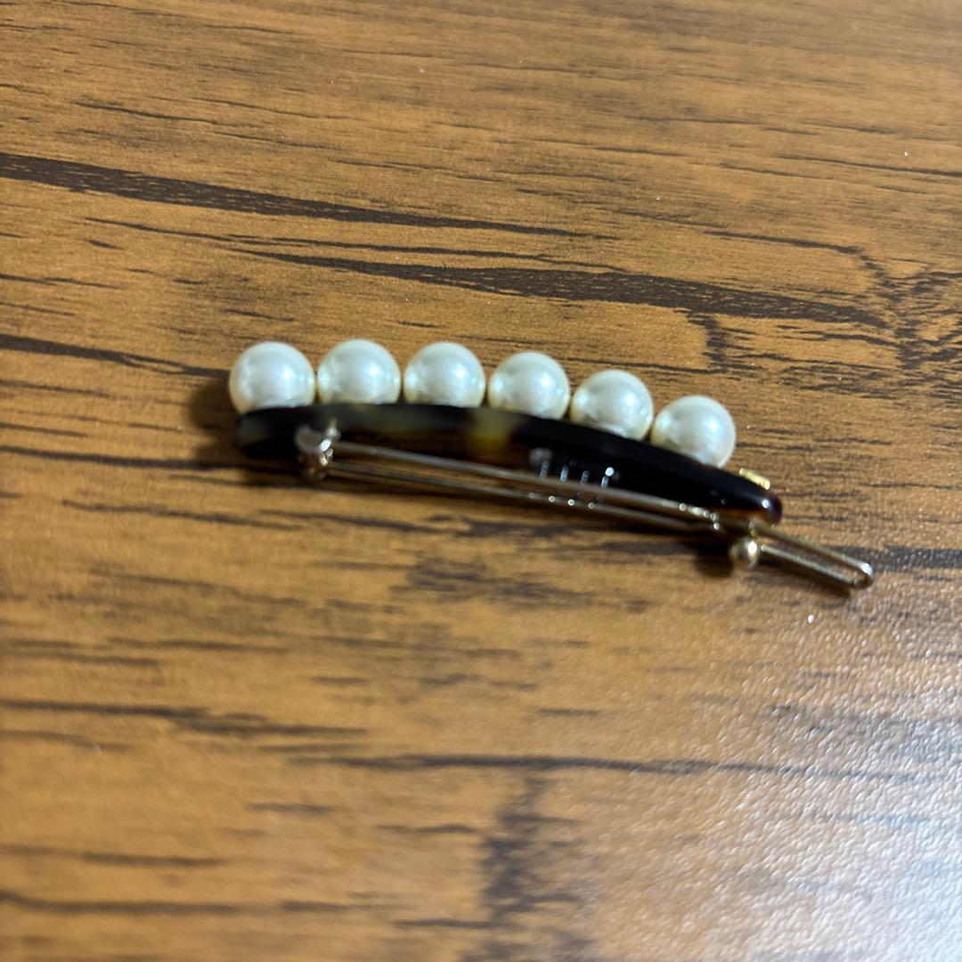 アレクサンドルドゥパリ パールヘアクリップ
