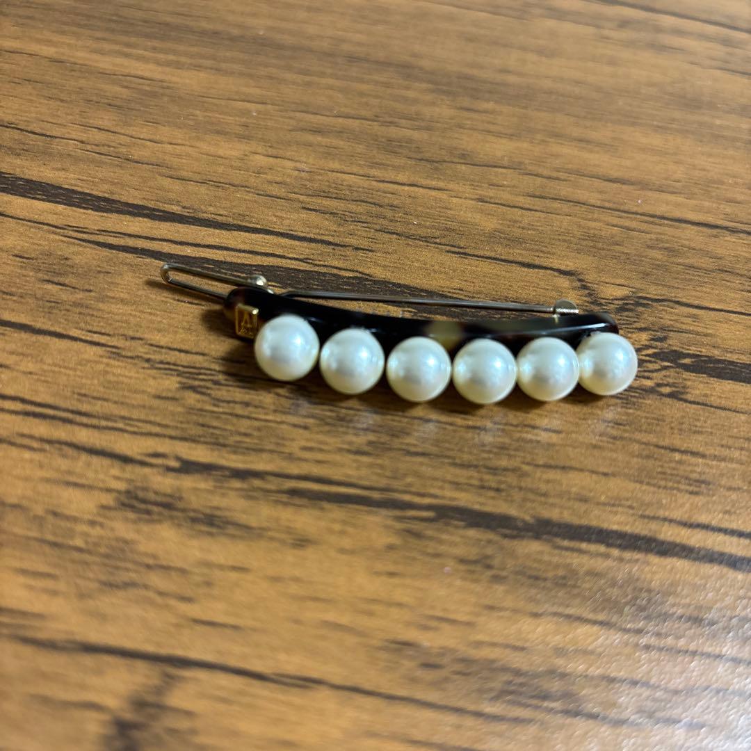 アレクサンドルドゥパリ パールヘアクリップ