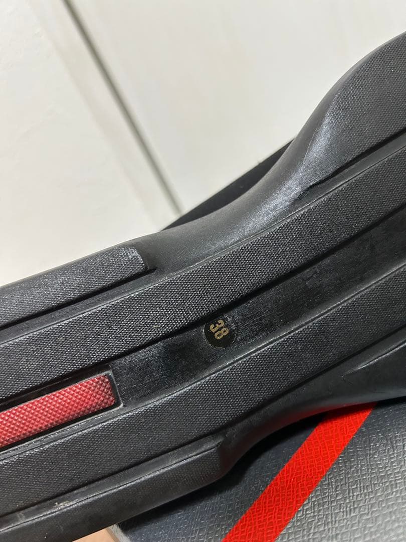 プラダスポーツラバーロゴブーツ