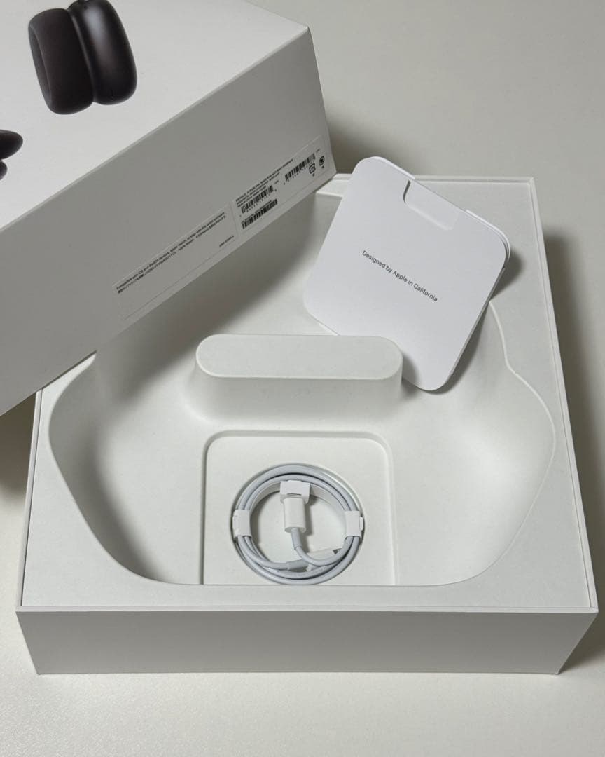 正規品　AirPods Max スペースグレイ 本体 元箱　新品充電器付き