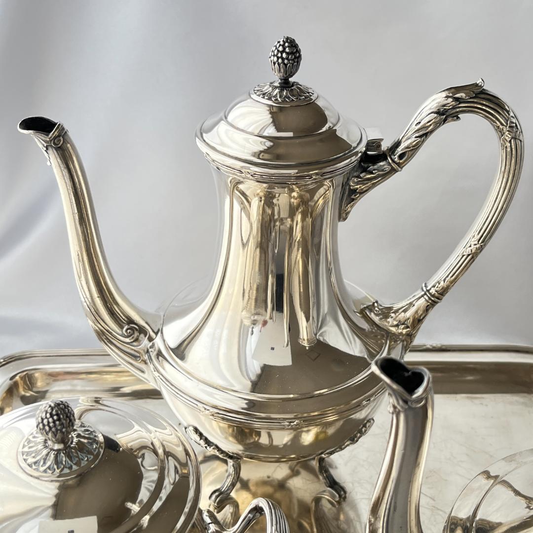 【仏蘭西】 Louis XVI ティーサービス 5点 トレー ルイ16世スタイル