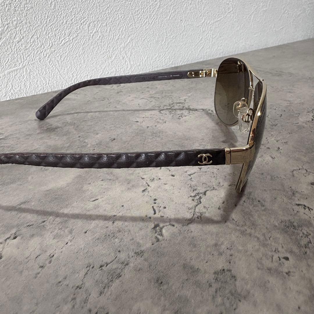 CHANEL ゴールドフレーム サングラス 試着のみ 箱付き