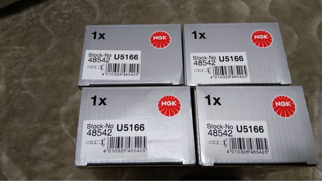 ACR50 エスティマ等 イグニッションコイル 4本 NGK U5166