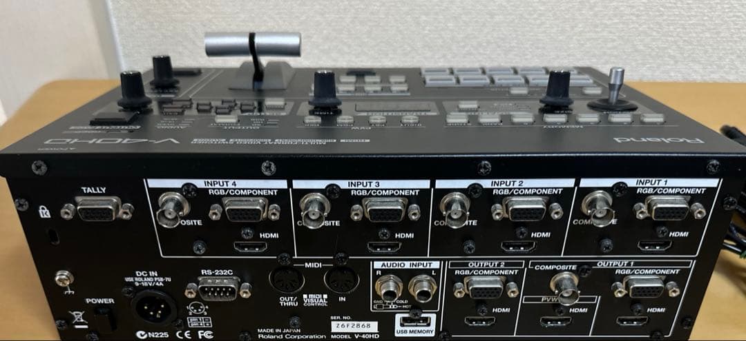 Roland V-40HD ビデオスイッチャー(リコール対象外機器)【中古品】