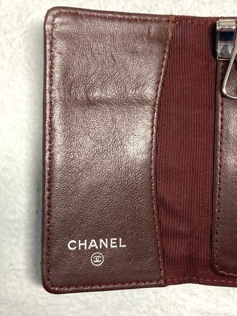 CHANEL シャネル　マトラッセ　レザー　6連キーケース　ブラック　黒