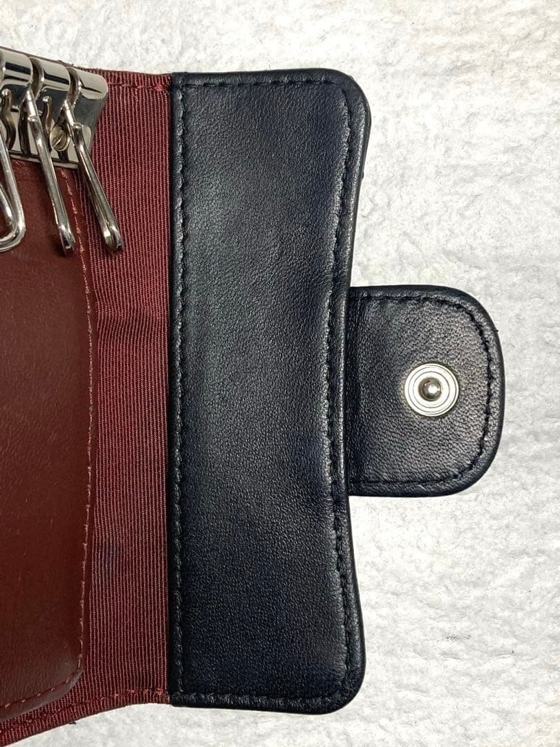 CHANEL シャネル　マトラッセ　レザー　6連キーケース　ブラック　黒