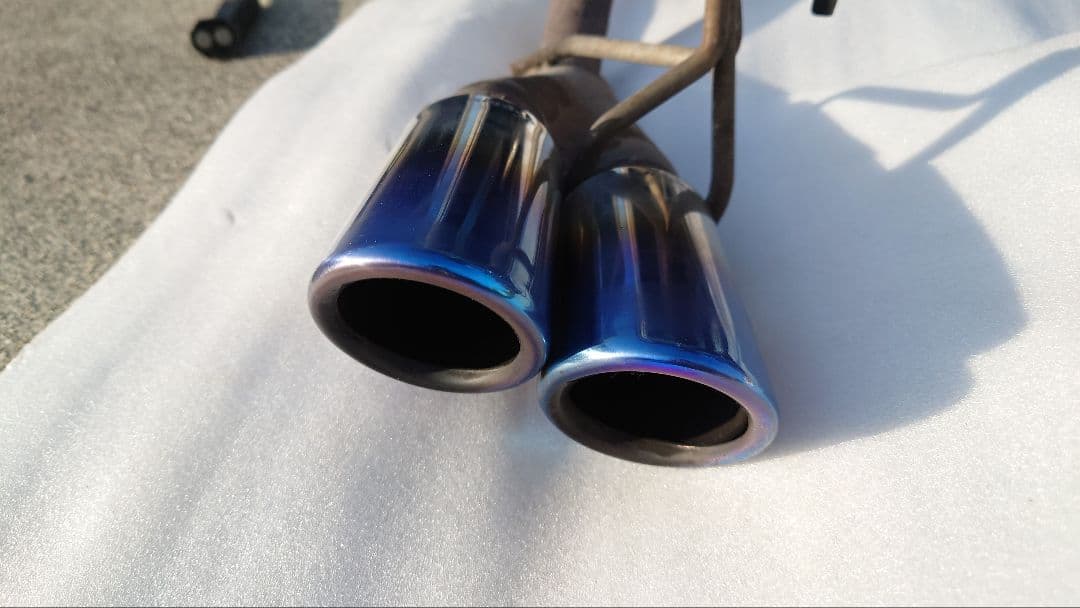ダイハツ ソニカ L405S 純正オプション デュアルマフラー(リアピース側)