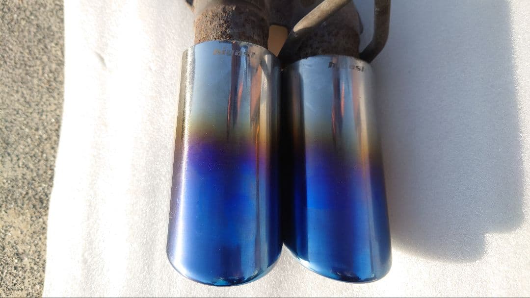 ダイハツ ソニカ L405S 純正オプション デュアルマフラー(リアピース側)