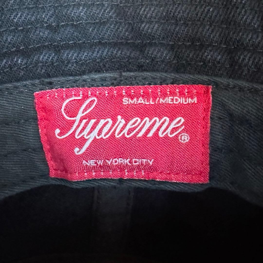 ⭐️極美品⭐️Supreme シュプリーム デニム　ブラック　バケットハット