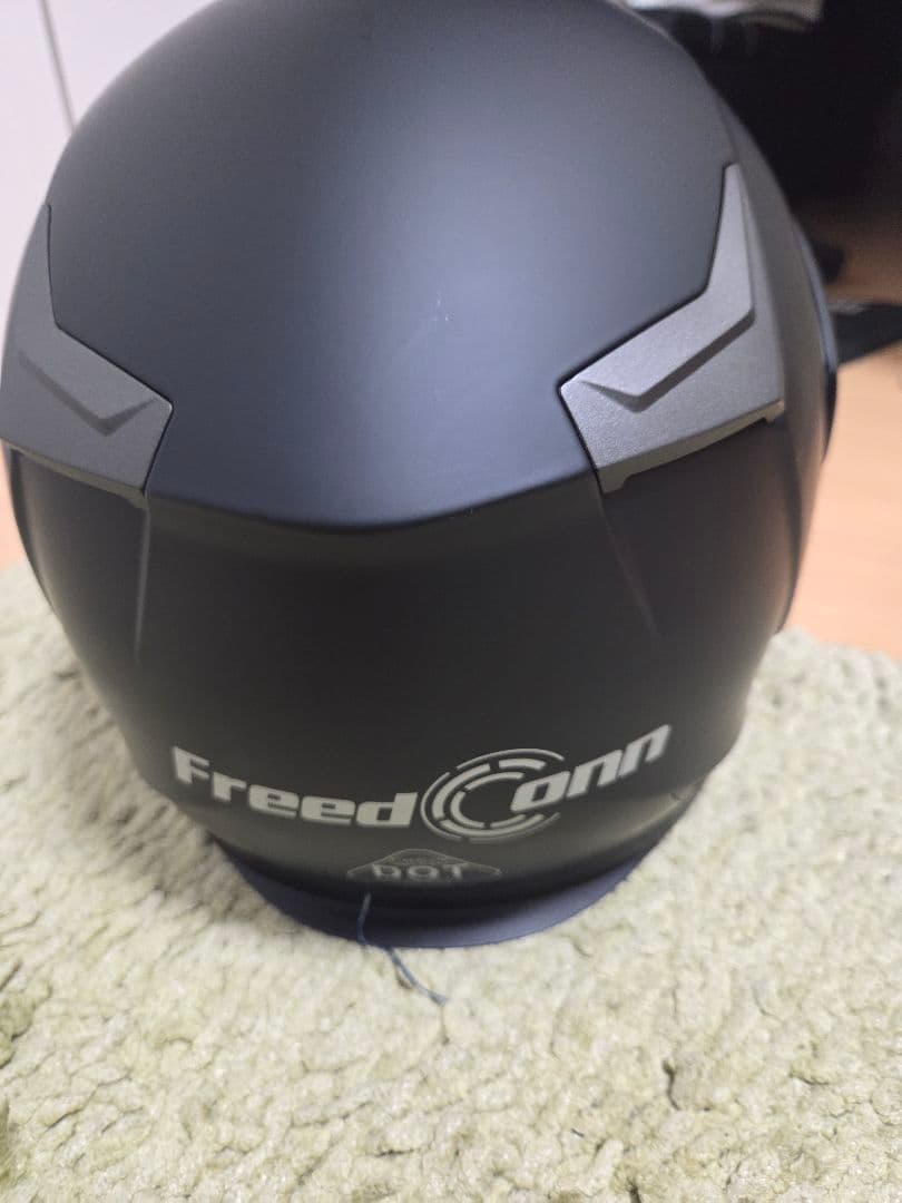 フルフェイスヘルメット マットブラック　インカム　Bluetooth　電話