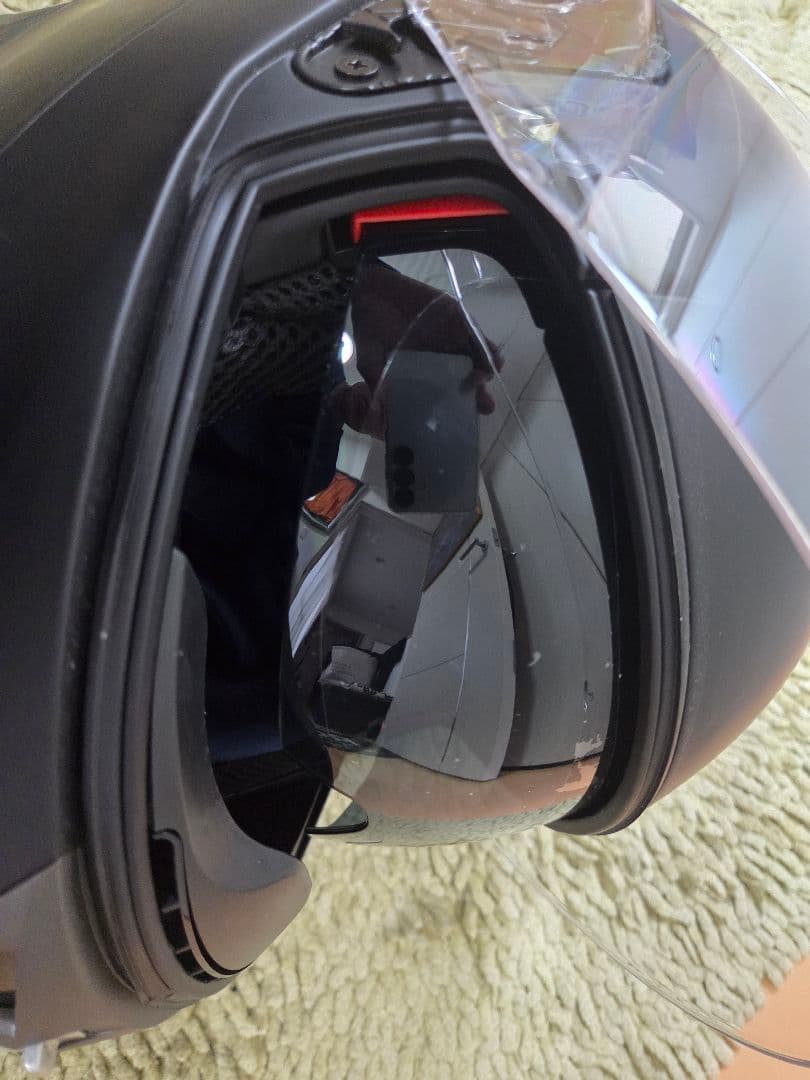 フルフェイスヘルメット マットブラック　インカム　Bluetooth　電話