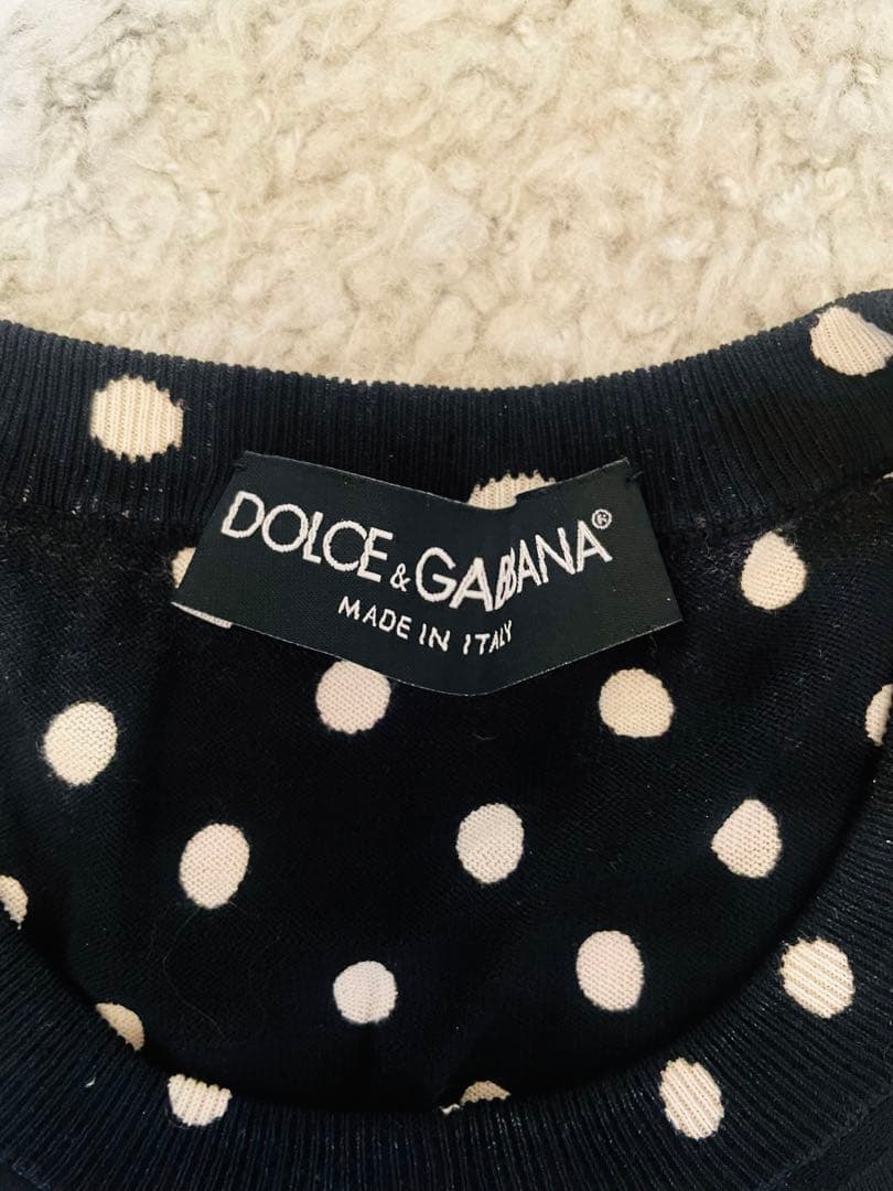 Dolce & Gabbana ドット柄Tシャツ