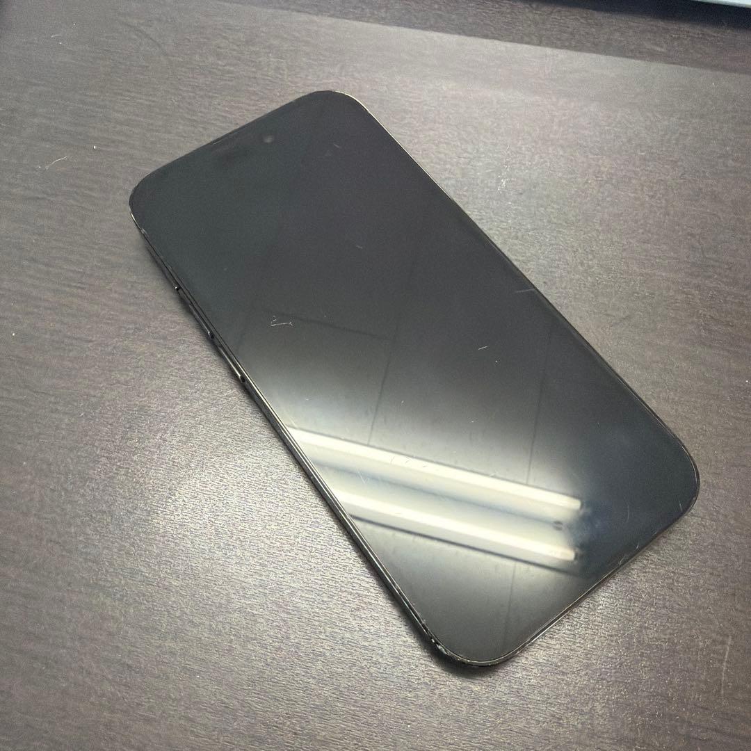【美品】Apple iPhone 14 Pro ブラック 本体