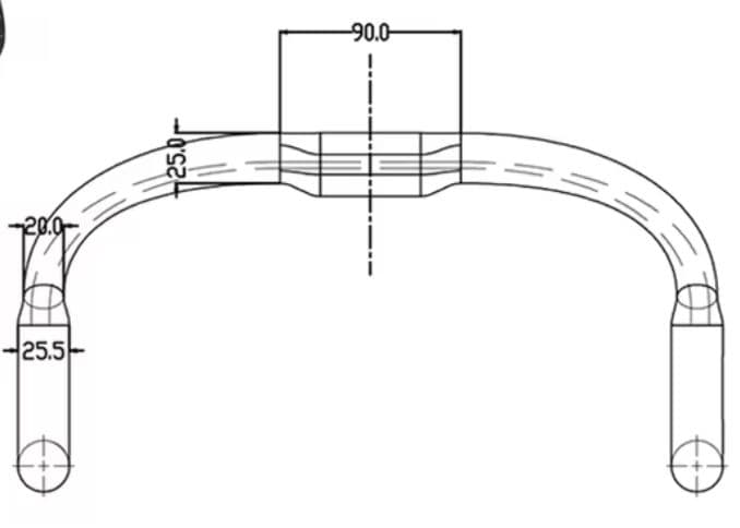 カーボンドロップハンドル・高強度アルミステム