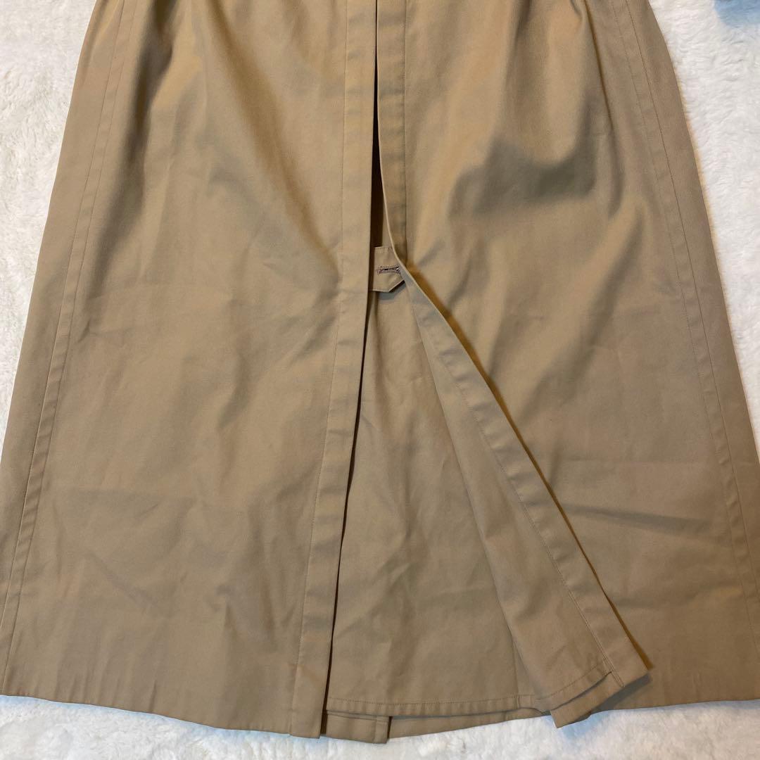 高級 英国製 バーバリー トレンチコート 裏ノバチェック ベージュ 白タグ