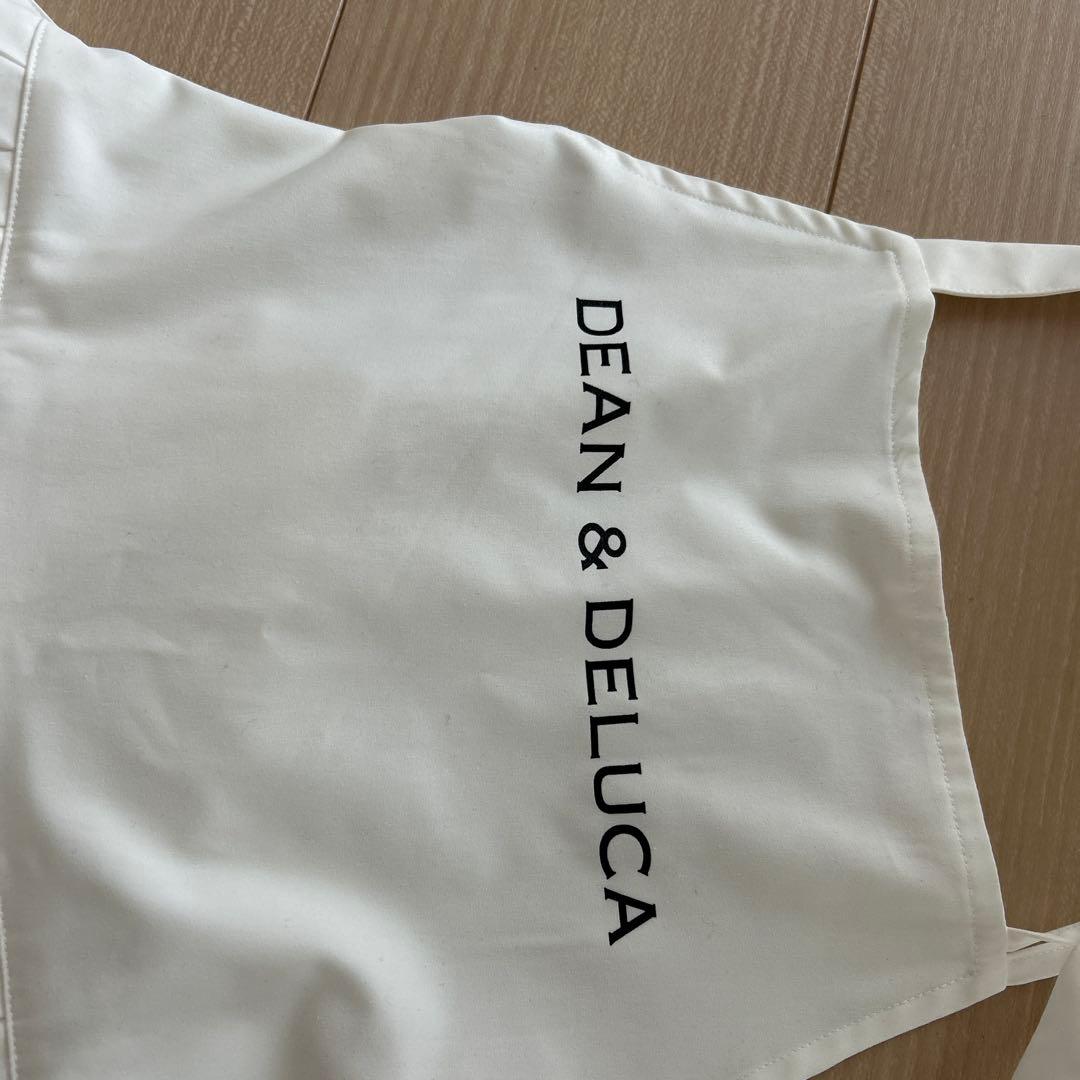 DEAN & DELUCA ホワイト プリーツエプロン