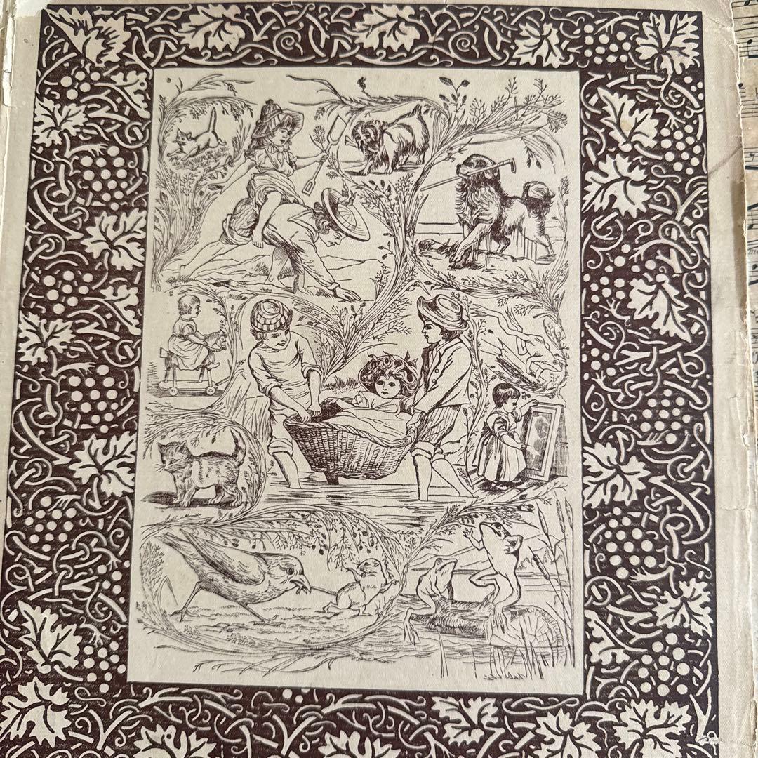 難有★稀少アンティーク美しい挿絵のヴィクトリアン絵本　洋書ジャンクジャーナル古書