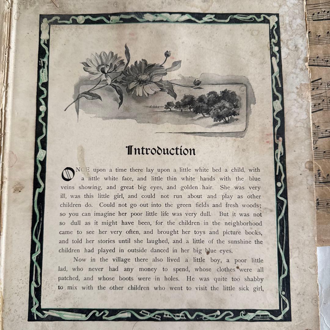 難有★稀少アンティーク美しい挿絵のヴィクトリアン絵本　洋書ジャンクジャーナル古書