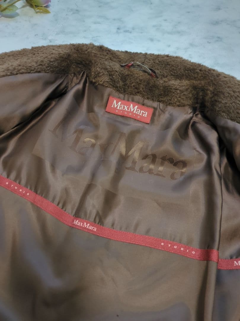 【希少】MaxMara　マックスマーラ　アルパカ　ヴァージンウール　コート