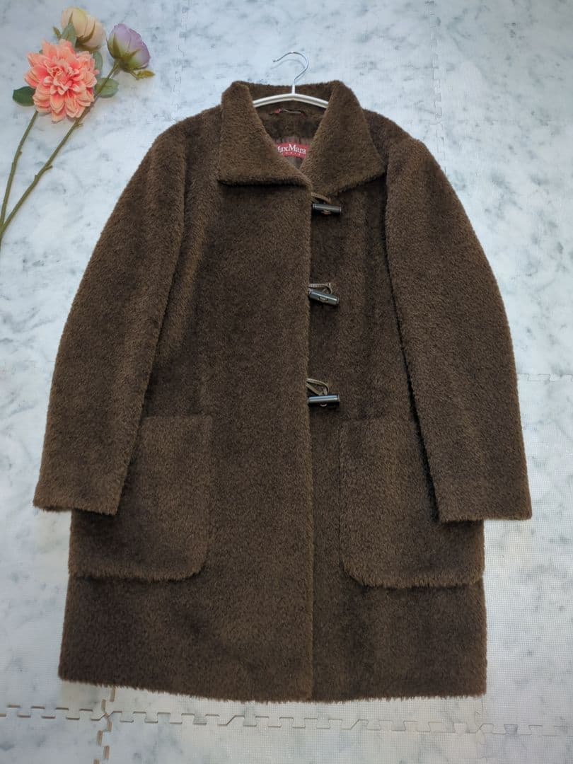 【希少】MaxMara　マックスマーラ　アルパカ　ヴァージンウール　コート