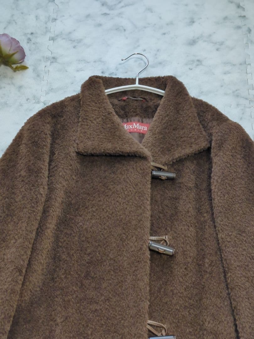 【希少】MaxMara　マックスマーラ　アルパカ　ヴァージンウール　コート