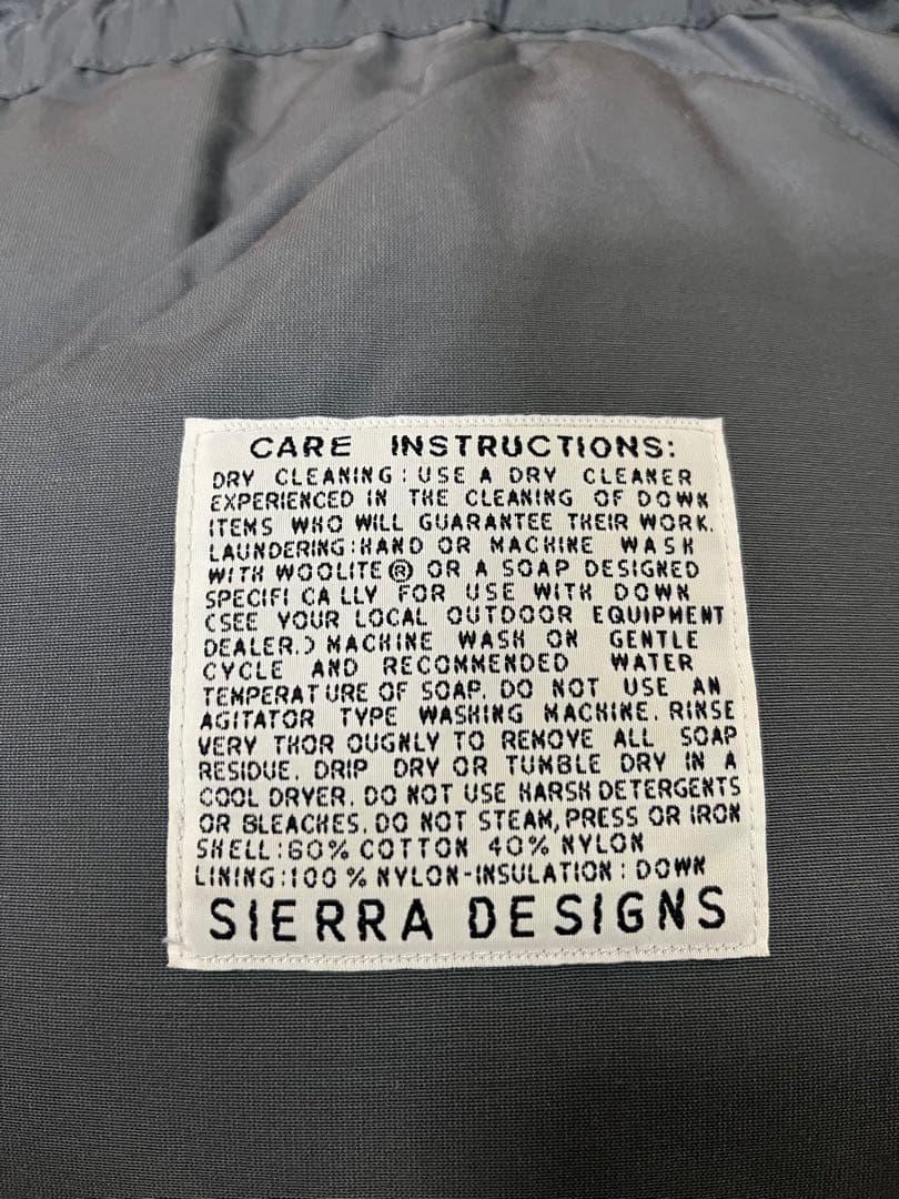 SIERRA DESIGNS ユナイテッドアローズ別注