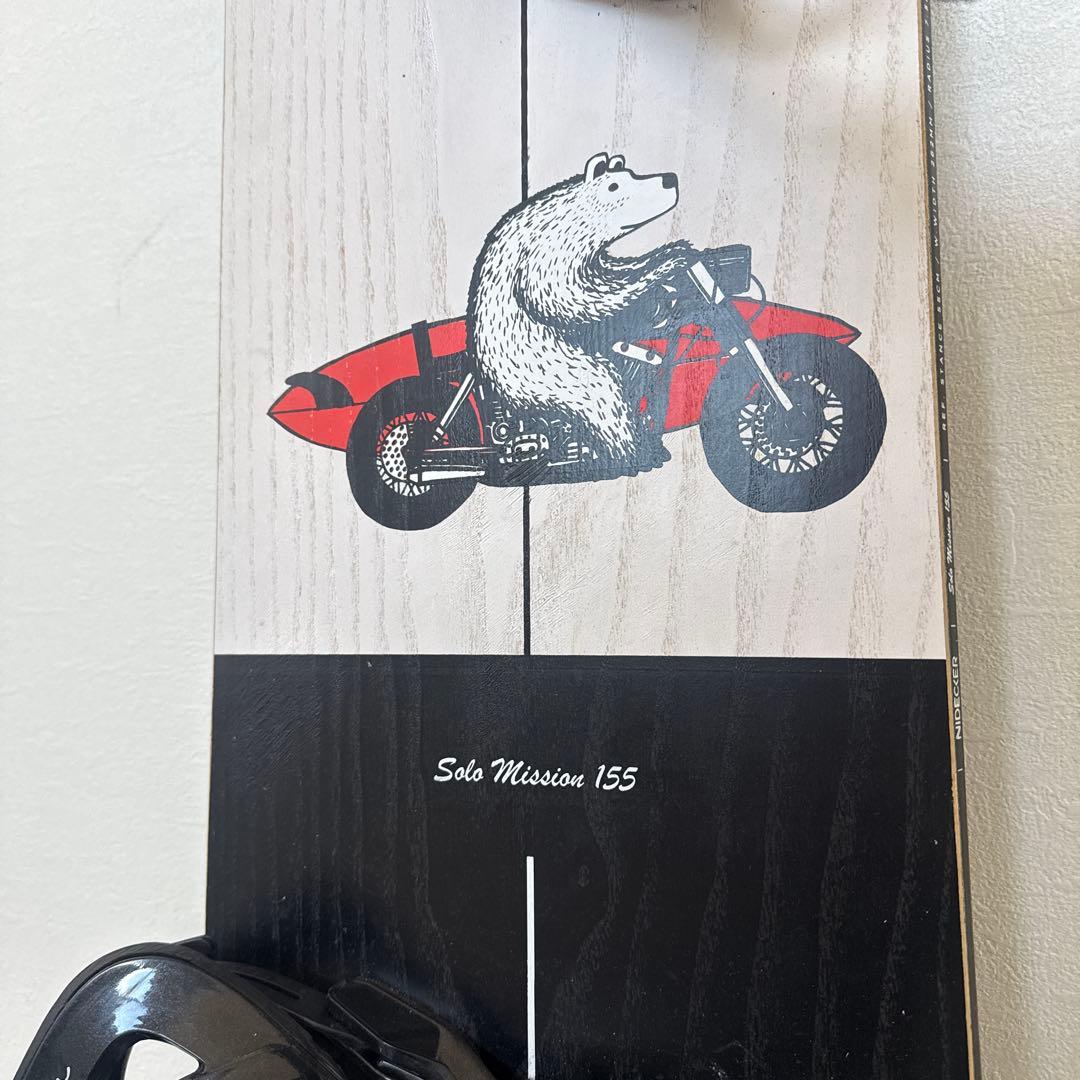 NIDECKER solo mission スノーボード　パウダー　155