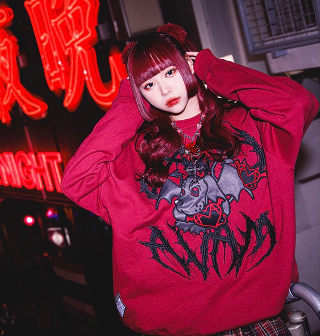 AVAM GALFY ガルフィー コラボ スウェット BURGUNDY