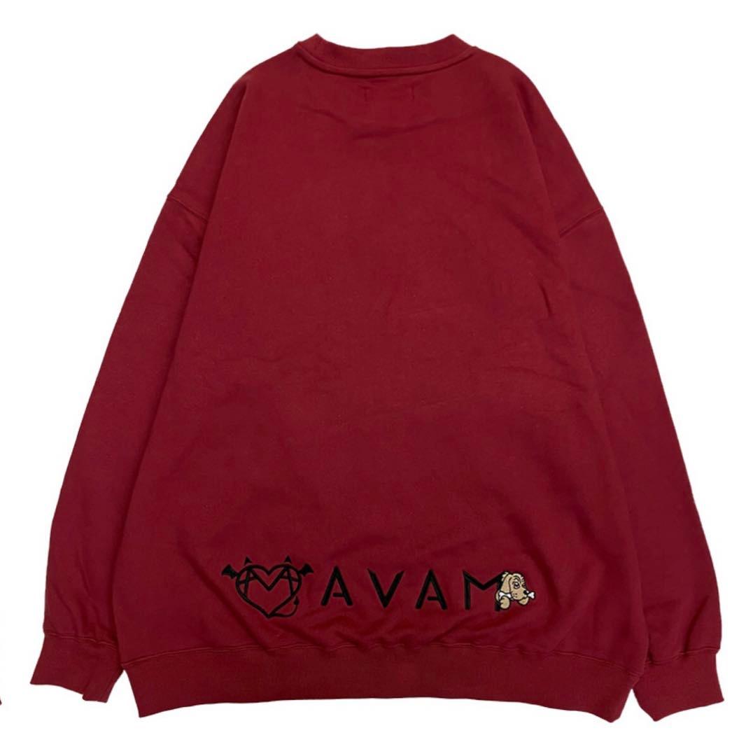 AVAM GALFY ガルフィー コラボ スウェット BURGUNDY