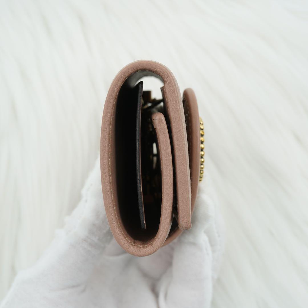 未使用品　GUCCI グッチ　キーケース　インターロッキングG ピンクベージュ