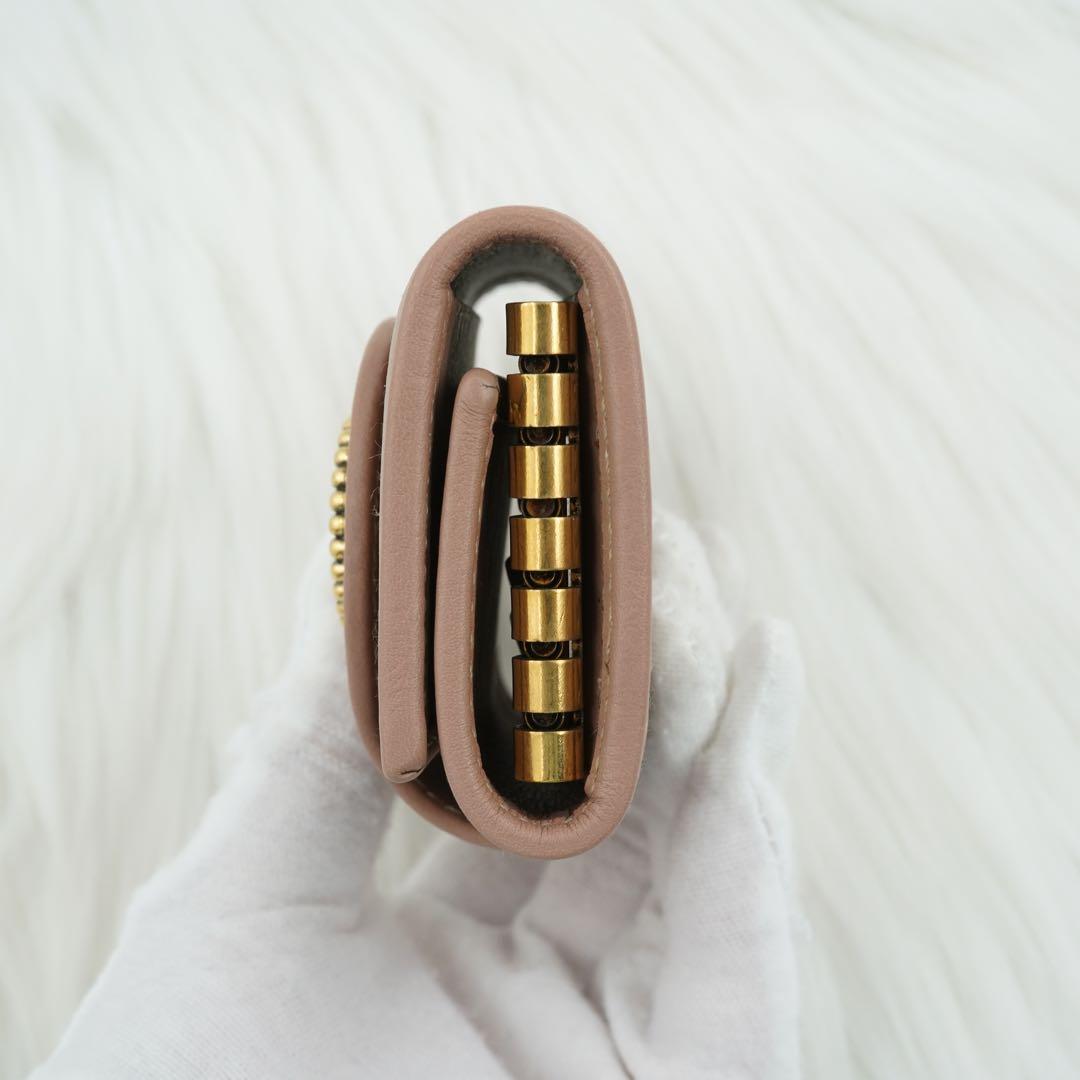 未使用品　GUCCI グッチ　キーケース　インターロッキングG ピンクベージュ