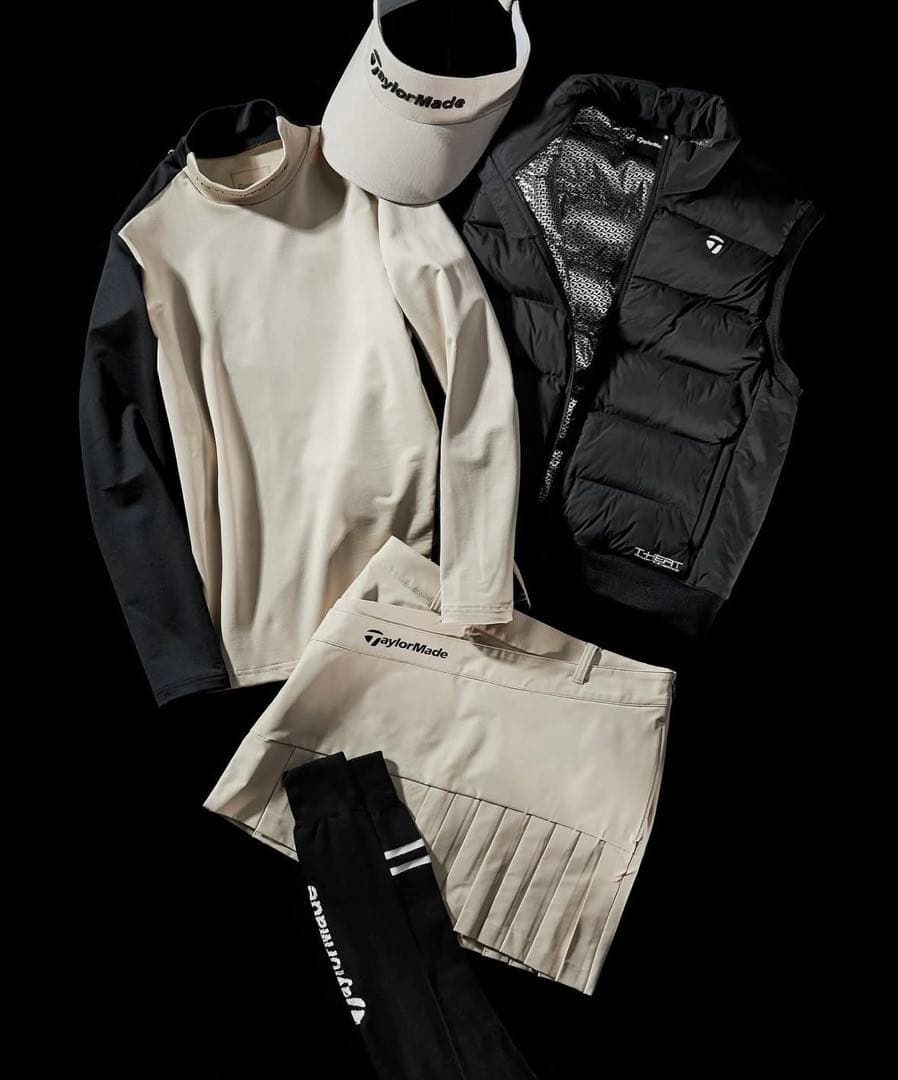 テーラーメイド 中綿ジップベスト M 新品同様