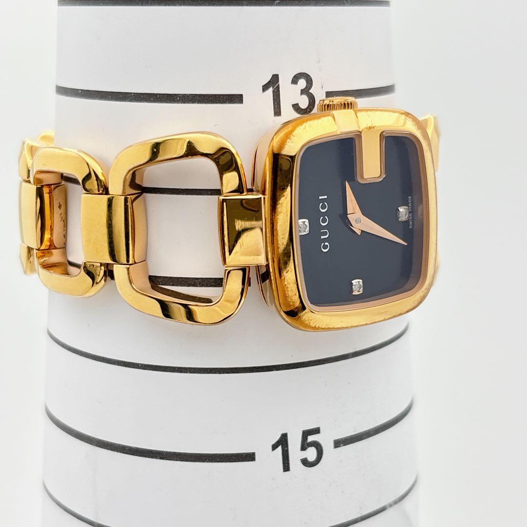 【希少・電池新品】GUCCI 125.5 Gコレクション 3Pダイヤ 腕時計