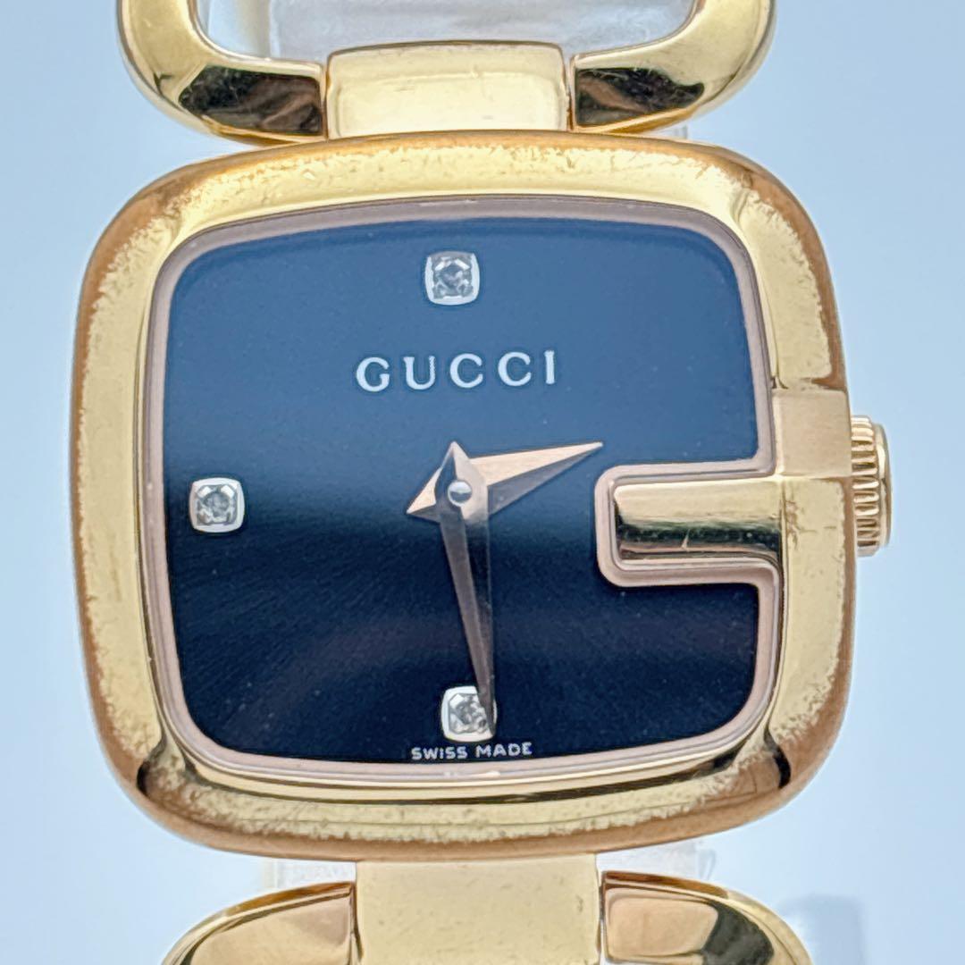 【希少・電池新品】GUCCI 125.5 Gコレクション 3Pダイヤ 腕時計
