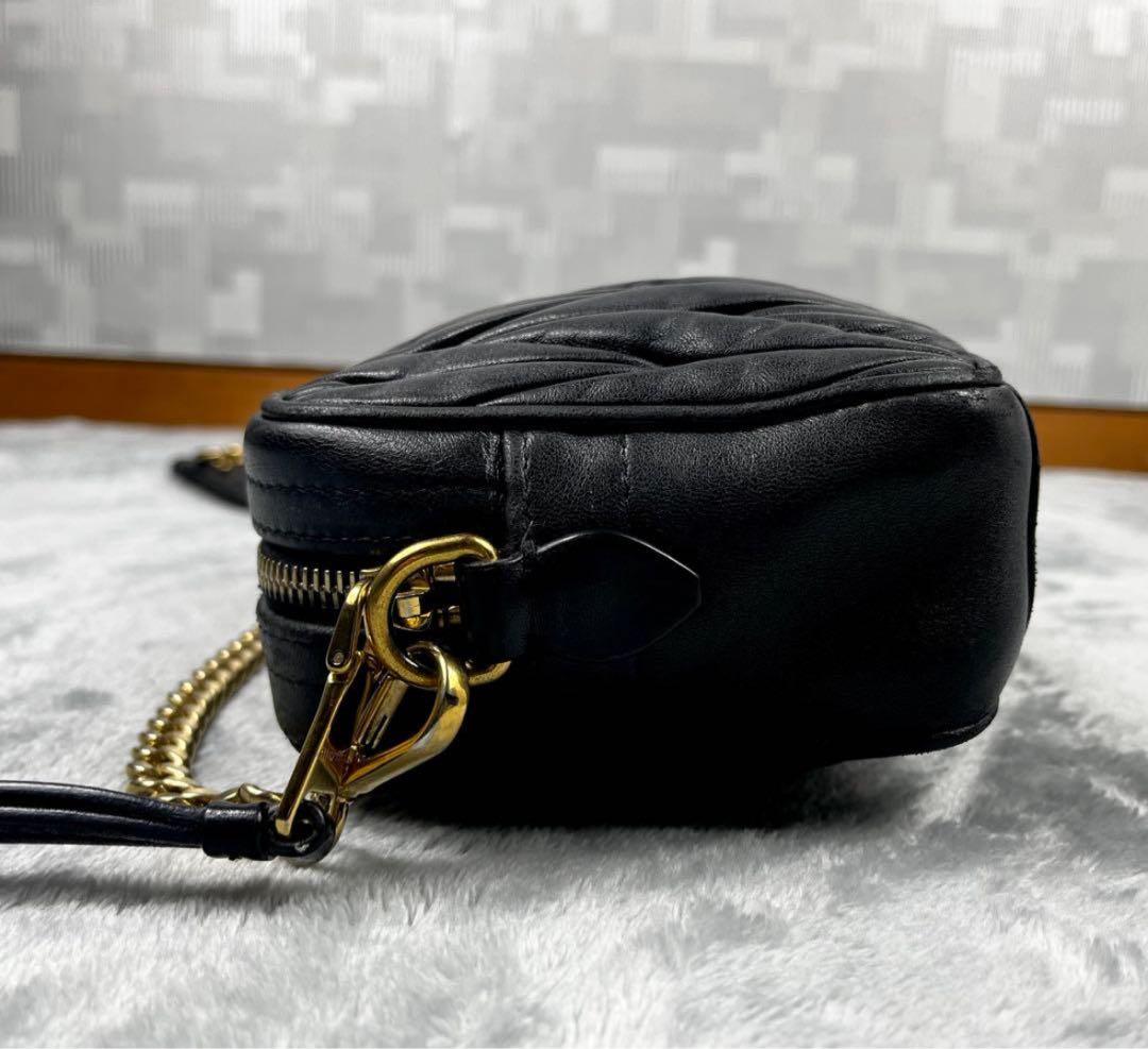 ミュウミュウ マテラッセ ショルダーバッグ ブラック 黒 斜め掛け◎