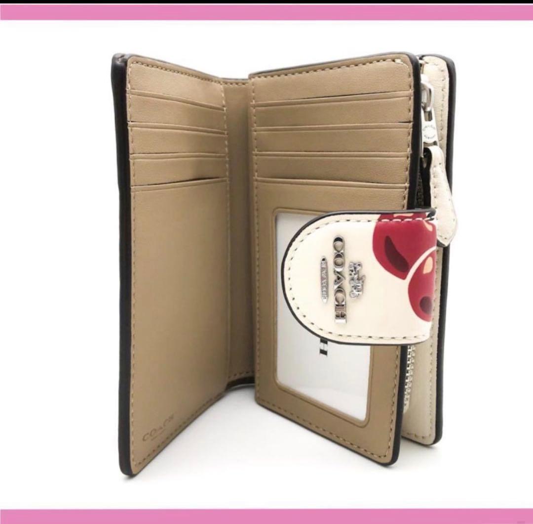 コーチ COACH ミディアム コ チェリープリント さくらんぼ 二つ折り財布