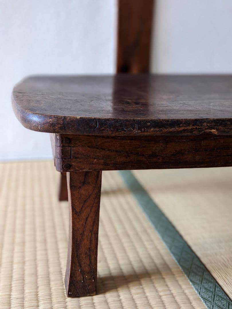 アンティーク　木製折り畳み座卓　フォールディングテーブル