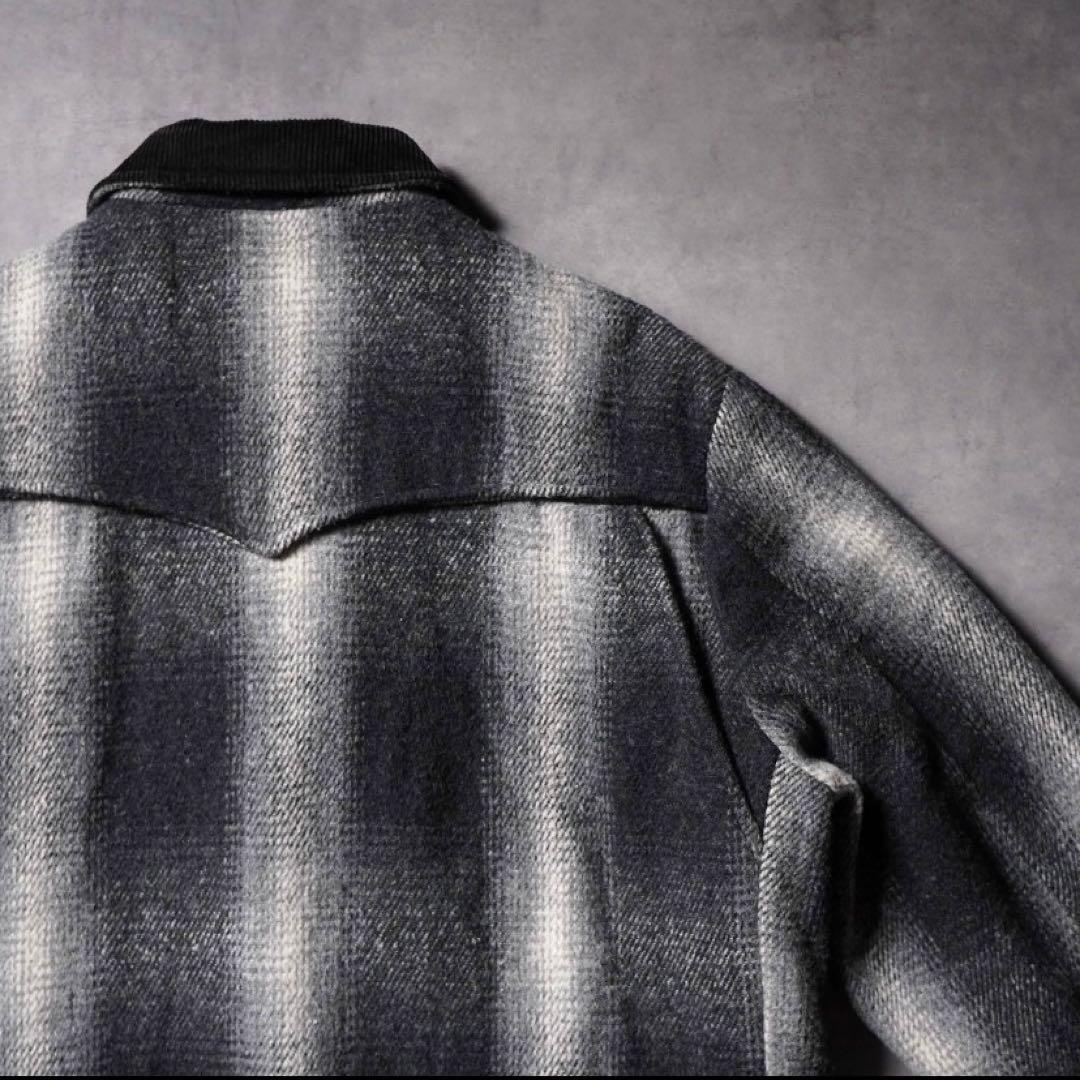 80s~ SANTA FE TRAIL USA製 オンブレ ウールジャケット